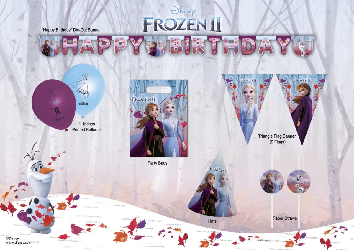 Frozen narozeniny nápis